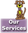 Services of mobile dog grooming and cat grooming