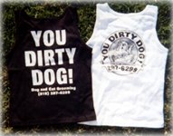 You Dirty Dog Mobile pet Grooming service t-shirts and tank tops for sale